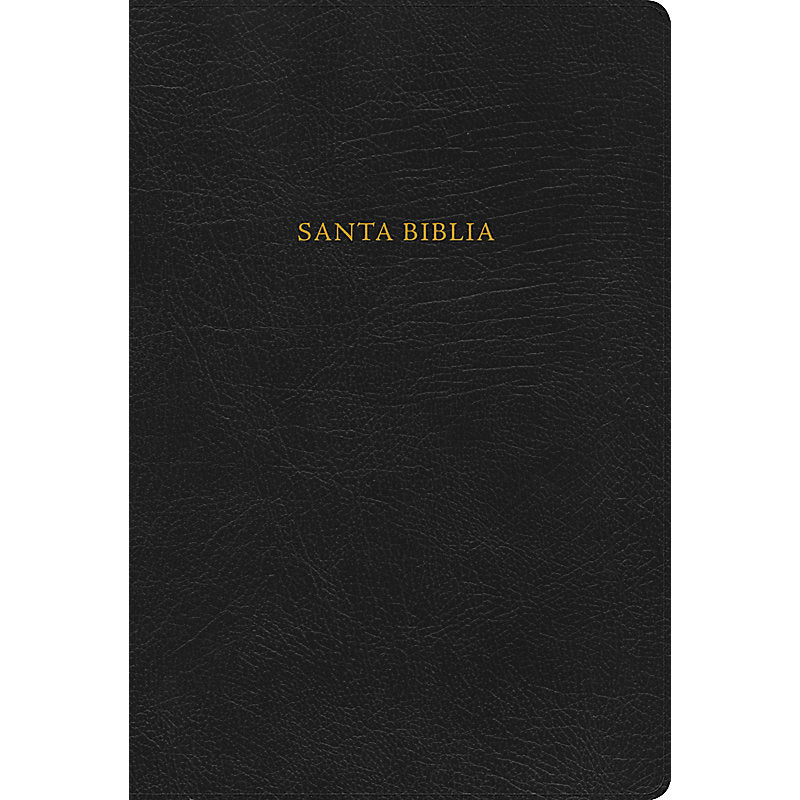 RVR 1960 Nueva Biblia de Estudio Scofield negro, piel fabricada con índice