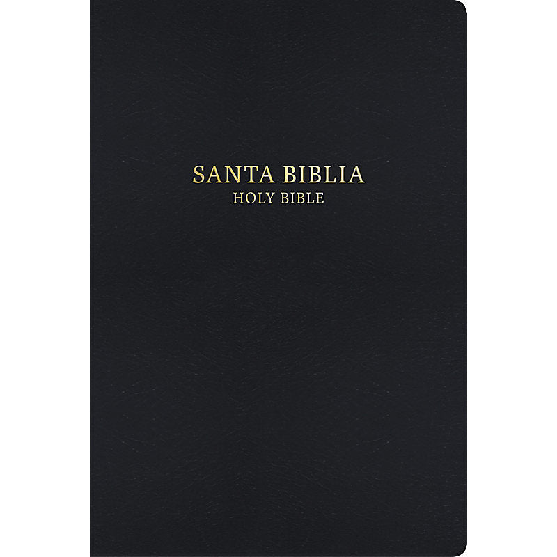 RVR 1960/KJV Biblia Bilingüe Letra Grande, negro imitación piel