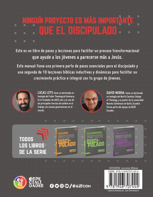 Proyecto discipulado - Ministerio de jóvenes