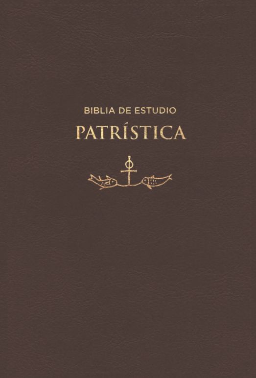 Biblia de Estudio Patrística (Imitación Piel Marrón / Sin índice)