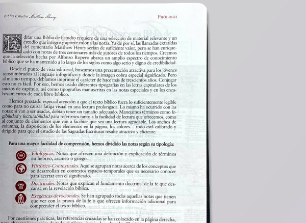 RVR Biblia de Estudio Matthew Henry