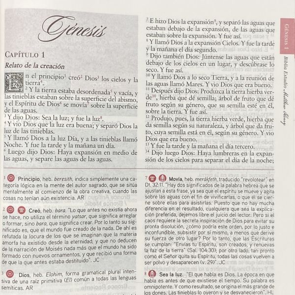 BIBLIA DE ESTUDIO MATTHEW HENRY Tapa Dura