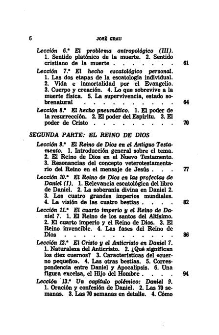 Escatología Final de los Tiempos