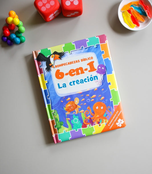 Rompecabezas bíblico 6 en 1: La creación