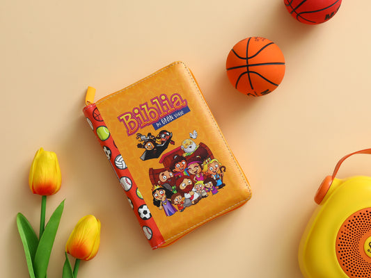 Biblia RVR1960 Mi gran viaje bolsillo imitación piel con cierre