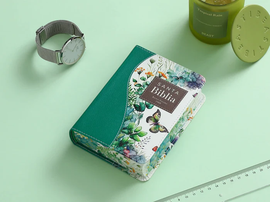 Biblia RVR 1960 Renovación Turquesa Tamaño Bolsillo