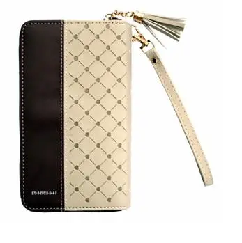 Biblia RVR1960 Crema/café Tamaño Chequera