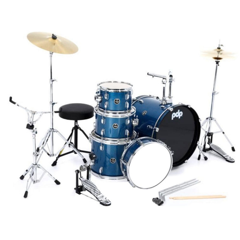 BATERIA COMPLETA PDP CENTER STAGE ROYAL BLUE SPARKLE