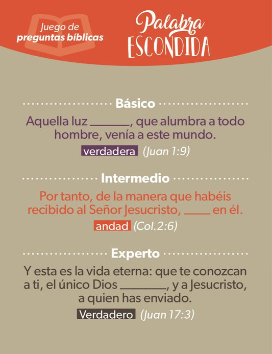 La Palabra Escondida