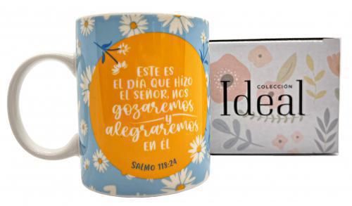 TAZA DE CERÁMICA, ESTE ES EL DÍA, 12 OZ | COLECCIÓN IDEAL