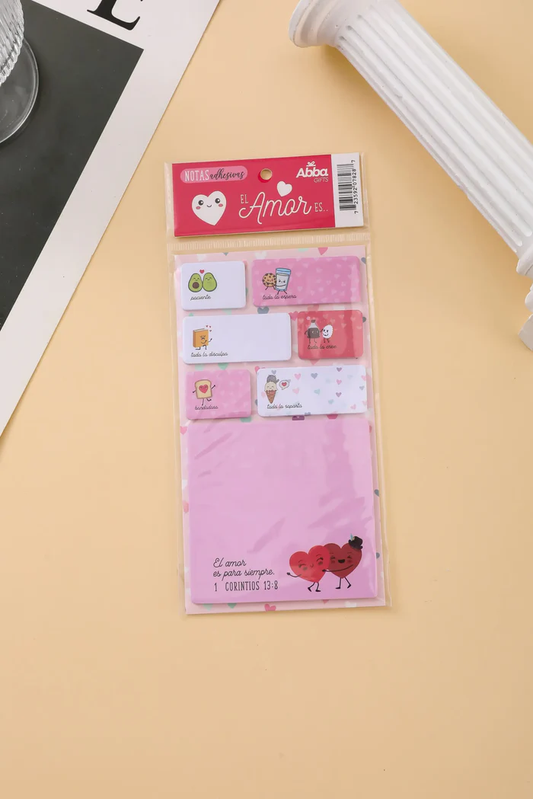 Pack Notas Adhesivas | Amor