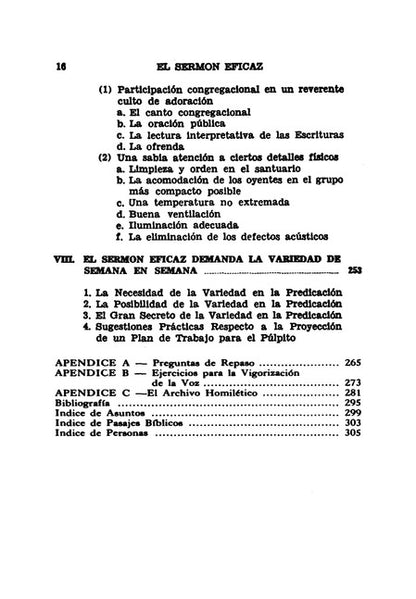 El Sermón Eficaz