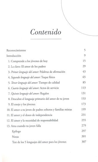 Los 5 lenguajes del amor de los jóvenes | serie favoritos