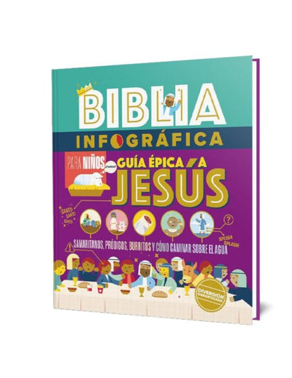 Biblia infográfica para niños - Guía épica a Jesús