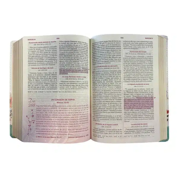 RVR 1960 Biblia de la mujer conforme al corazón de Dios - Morado