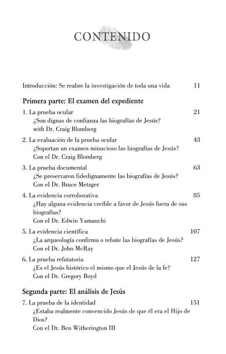 El caso de cristo