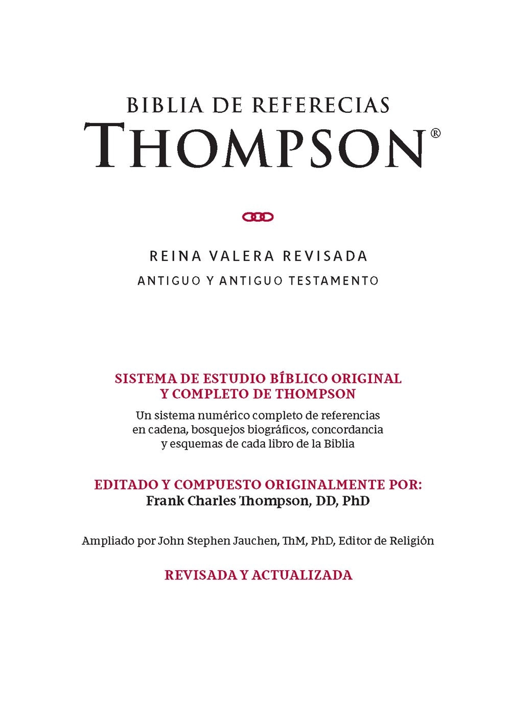 RVR Biblia de Referencia Thompson, Piel Fabricada