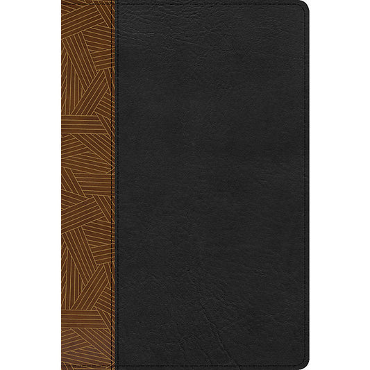 RVR 1960 Biblia de Estudio Arcoiris, tostado/negro símil piel con índice