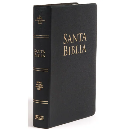 BIBLIA RVR1960 LETRA GRANDE TAMAÑO MANUAL NEGRO