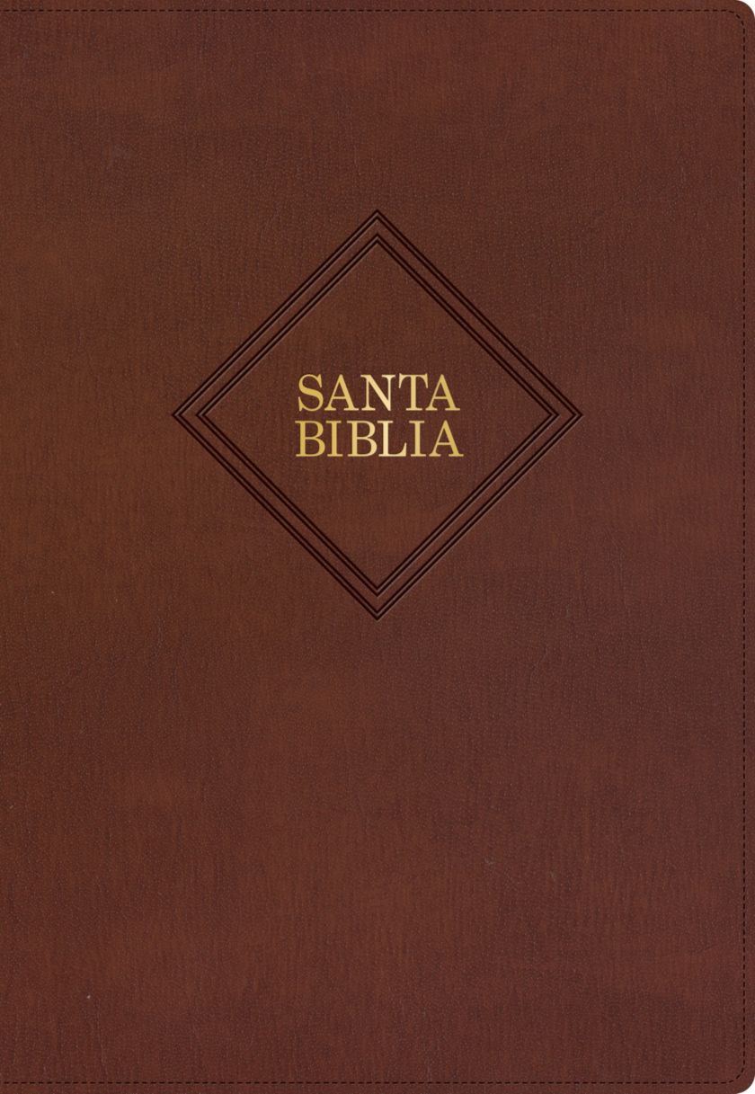 RVR 1960 Biblia letra supergigante edición 2023, marrón piel fabricada