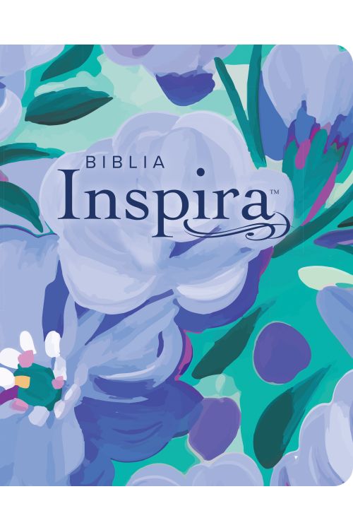 Biblia Inspira NTV, letra grande con Filament (SentiPiel, Ramo azul)