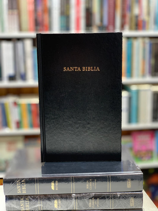 RV 1909 Biblia Clásica con Referencia, negro tapa dura