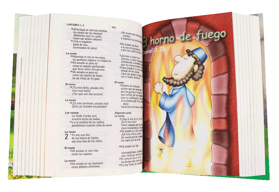 Biblia Infantil Amigos por Siempre Traducción Lenguaje Actual (TLA) Tapa Dura Verde
