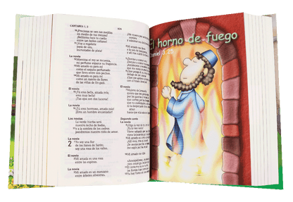 Biblia Infantil Amigos por Siempre Traducción Lenguaje Actual (TLA) Tapa Dura Verde