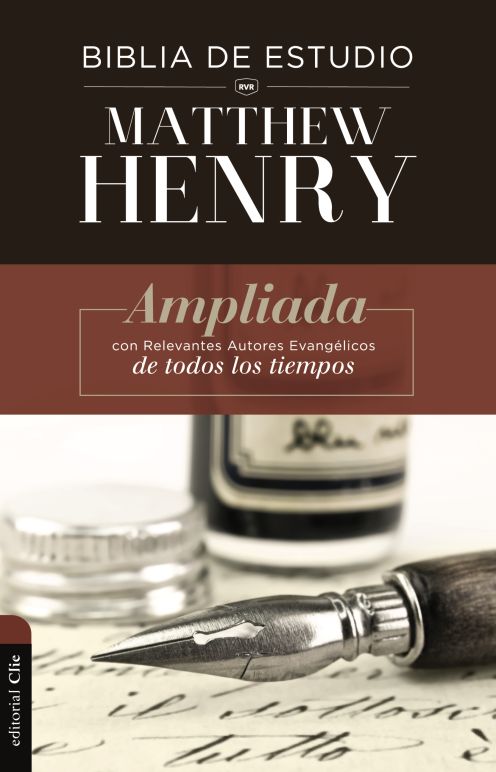 BIBLIA DE ESTUDIO MATTHEW HENRY Tapa Dura