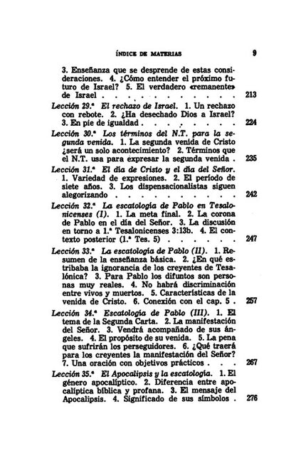 Escatología Final de los Tiempos