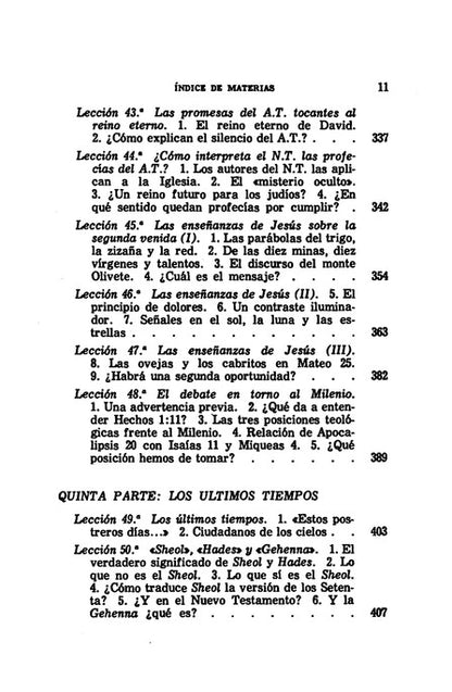 Escatología Final de los Tiempos