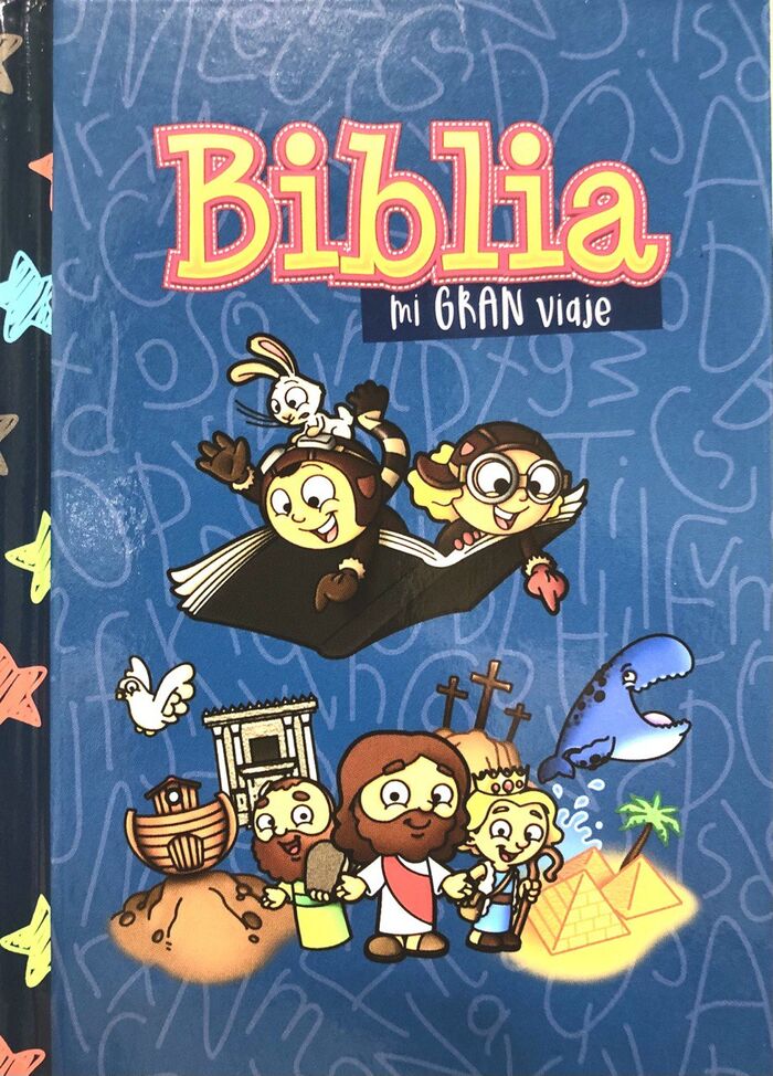 Biblia RVR 1960 para niños Mi gran viaje - Tapa dura azul