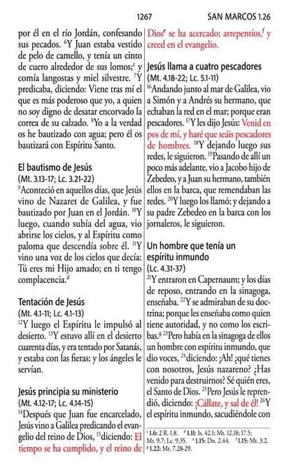 Biblia RVR 1960 Letra gigante, símil piel rosada con flores