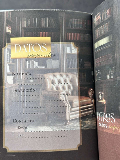 Agenda Tesoros de Sabiduría 2026 i/piel negro pack con llavero y bolígrafo